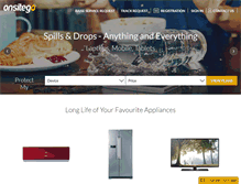 Tablet Screenshot of onsitego.com